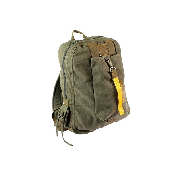 Olive Drab Vintage Canvas Flight Bag