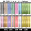 Remove from Mailing List Sticker Pack - Matte Finish - Mini 1.25" Size - Light Blue