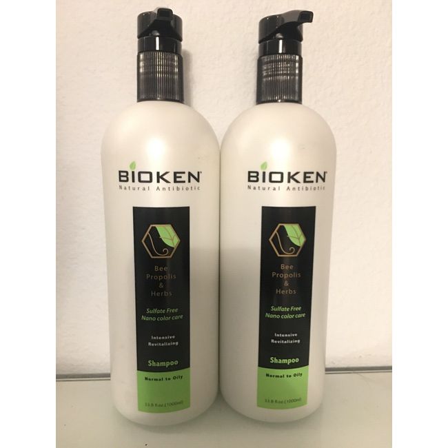 Bioken Normal to Oily Sulfate Free Shampoo 33.8 oz 2 Bottles #113