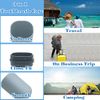 HEIPINIUYE Travel Toothbrush Holder, Toothbrush and Toothpaste Travel Case Portable Toothbrush Holder with Cover for Traveling Bathroom Business Camping School