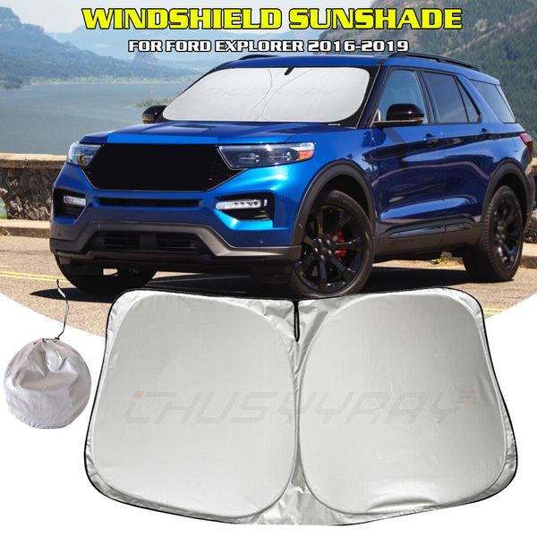 Ford Explorer 16-19 Car Sun Shade Visor - Blocks UV Rays & Heat