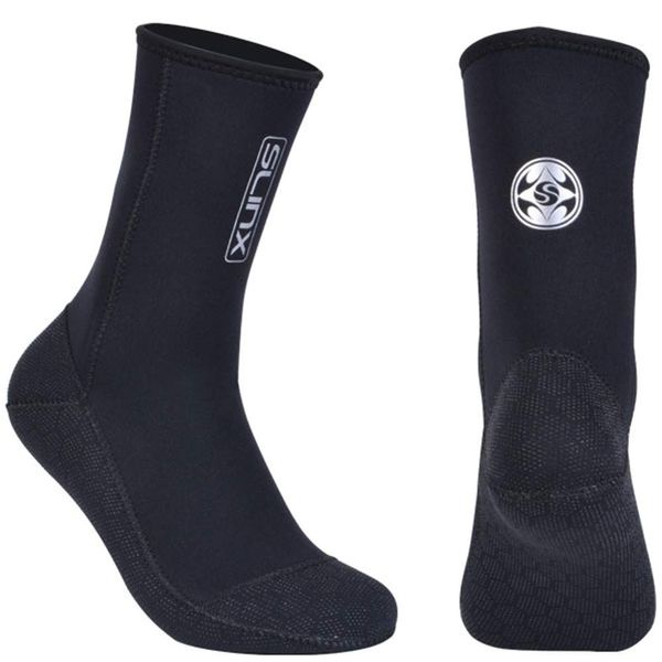 MORGEN SKY 1702 0.1 inch (3 mm) Diving Socks, Neoprene Socks, Fin Socks, Diving Boots, Aqua Shoes, Marine Shoes, Beach Shoes, Mountain Stream, Rock Fishing, Amphibious, 1702 (B-rounded, L)