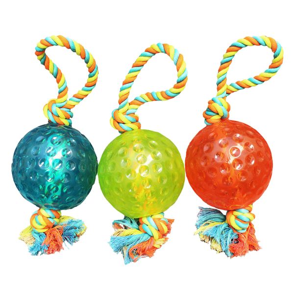 Boss Pet Chomper TPR Ball Rope Tug