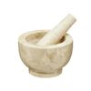 Cilio Prosecco Marble Mortar and Pestle, 2-Inch, Cream