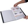 Eagle A4 Presentation Display Book 30 Clear Pockets (Black)