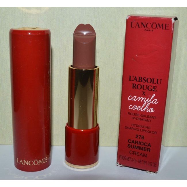 LANCOME Carioca Summer #278 L'Absolu Rouge Camila Coelho LipColor LIMITED BNIB