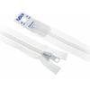18" 46cm Vislon YKK Open End Chunky Extra Strong Zips White - per Single Zip