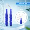 Annhua 50 Pcs Interdental Brushes Floss Brush Braces Brush for Cleaner Interdental Brushes Between Teeth, Dental Brush Picks Flosser Tooth Cleaning Tool Mixed Sizes