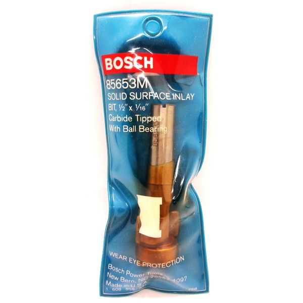 Bosch 85653M 1/2" x 1/16" Solid Surface Inlay Carbide Tipped Bit