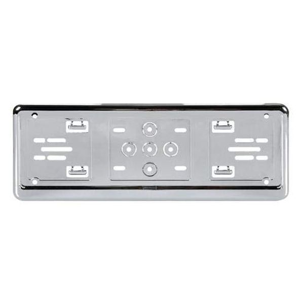 Chrome Number Plate Holder Surround Personalised Plate - Small Number Plate