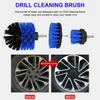 3Pcs  Power Scrubber Cleaning Car Tile Grout Shower Drill Brush Set Attachment