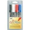 Bistro Chalk Marker 6mm Point Set 4/Pkg-Black, Red, Blue & White