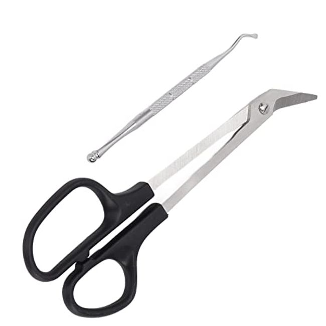 Long Handle Stainless Steel Toenail Scissors