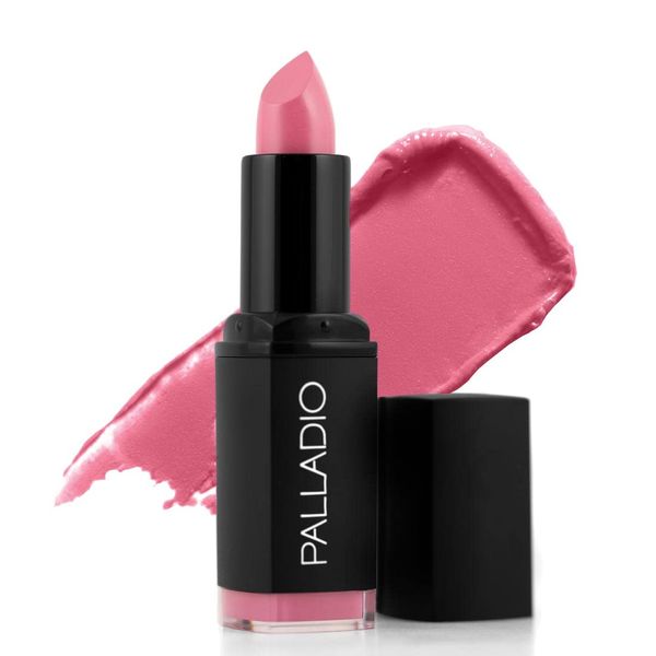 Palladio Herbal Matte Lipstick, Creamy and Full Coverage Long Lasting Matte Lipstick, Red Carpet