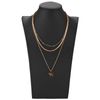 Polmart H2 Necklace Display Bust, Black Leatherette, 10”H