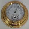 4-inch Dial Brass Case Thermometer Hygrometer -20°C ~ 50°C Wall Mounted