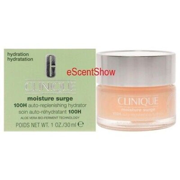 Clinique Moisture Surge 100h Auto Replenishing Hydrator Gel Cream 1 oz 30 ml NIB