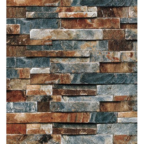 Nourilife Brick Wallpaper Peel and Stick Wallpaper Self-Adhesive Stone Contact Paper 17.5" X 80"Removable Peel and Stick Backsplash for Kitchen Living Room Decorative Vinyl