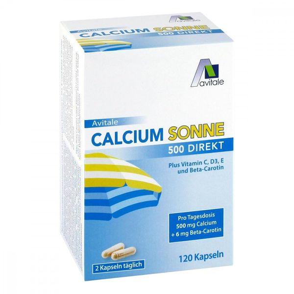 Calcium Sun 500 Capsules Pack of 120