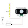 RGBZONE DC12V 24V PIR Sensor LED Switch Motion Function Cotroller for 5050 3528 5630 Flexible LED Strips Light