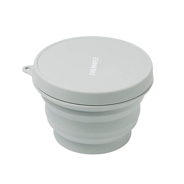 Fire-Maple Collapsible Camping Bowl | Portable Silicone Bowl with Lid | Hot-and-Cold Dinnerware for Backpacking Camping Travel Hiking (500ml)
