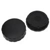 Denture Veneer Processing Box, Round Shape Dental Veneer Box, Reusable Black Denture Storage Box with Spare Pad