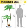 6FT Lighted Palm Trees LED Artificial Fake Trees Lights Christmas Decor for Yard