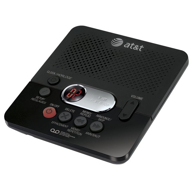 ATT Digital Answering System Black 1740