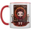 Mio Moon Something Wiccan This Way Comes Red Inner 2-Tone White Mug