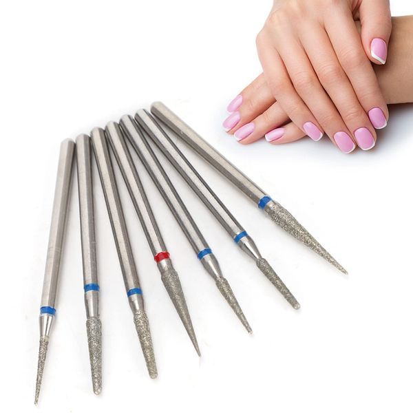 Nail Drill Bits Set, 6pcs/set for Removing Acrylic Nails Gel Cuticle[03]