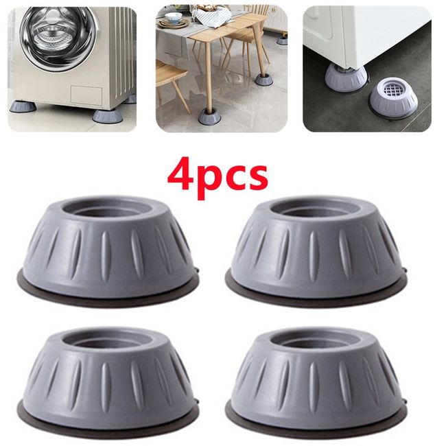 4Pcs Washer Foot Pad Anti Vibration Silent Skid Raiser Mat Machine