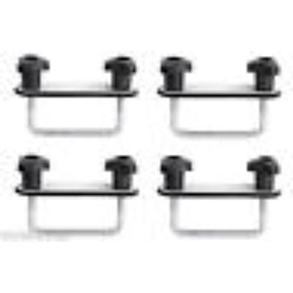 HEAVY DUTY EXTRA WIDE ROOF BOX U BOLT CLAMPS FITTING KIT
