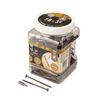 Nuvo Iron Deck Screws Jar 8 x 3-250 Count Brown