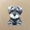 DOG LIFE Color Miniature Schnauzer B Wall Decal