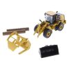 Diecast Masters 1/64 Caterpillar CAT 950M Wheel Loader W/Log Fork, Bucket & 2 Log Poles 85635