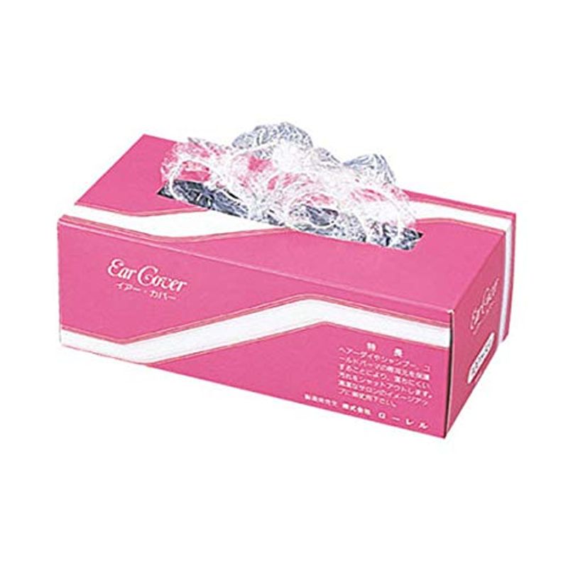 Flora Ear Cover Box, 100 Pieces (Transparent) [Ear Cap, Ear Cover, Ear ...