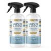 Granite Cleaner & Polish () - Granite Countertop Cleaner for Marble, 2 Pack