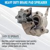 Brake Caliper Compression Tool.Heavy Duty Caliper Piston Compressor Tool with 10mm Socket and Brake Caliper LUB