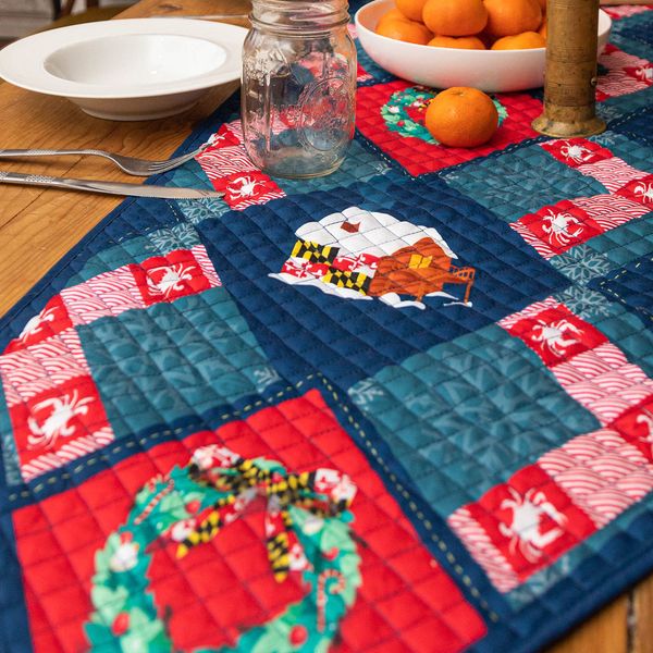 Home Sweet Home in Maryland (Quilted) / Table Runner - 1