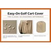 Classic Accessories Fairway Golf Cart Easy-On Cover, 4-Person, Tan