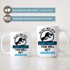 Funny Daddysaurus Coffee Mug | Dad Dinosaur Cup | Microwave and Dishwasher Safe Ceramic