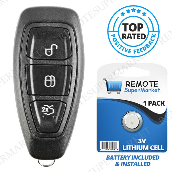 Replacement for Ford 2013-2017 C-Max Focus Remote Car Key Fob Keyless Entry