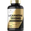 L-Carnitine 2175mg | 200 Capsules | Advanced Athlete Formula | by Carlyle