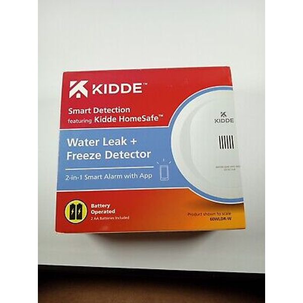 Kidde Battery Operated Smart Water Leak Detector & Freeze Alarm with Wi-Fi, Gift