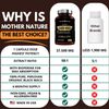 Mother Nature Black Maca Root Capsules – 50:1 37,500Mg Peruvian Black Maca Ro...