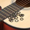 4 Set Guitar Nut and Washers 3/8" Guitar Input Output Jack Socket Nut Black