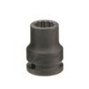 GENIUS TOOLS 1/2" Dr. 41mm Thin Wall Impact Socket (12-Point) (CR-Mo) - 453841