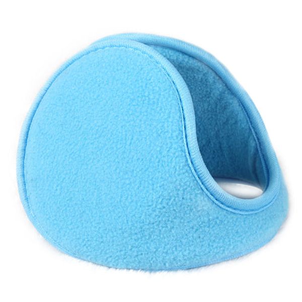 2Pcs Ear Warmers Unisex Winter Earmuffs Behind-the-Head for Winter Running Walking Dog Travel - Blue