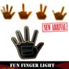 Funny Car Light Gesture Middle Finger LED Hand Light with Remote Control 4 Modes