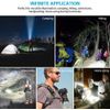 2- Pack Super-Bright LED Tactical Flashlight Zoomable With Rechargeable Battery